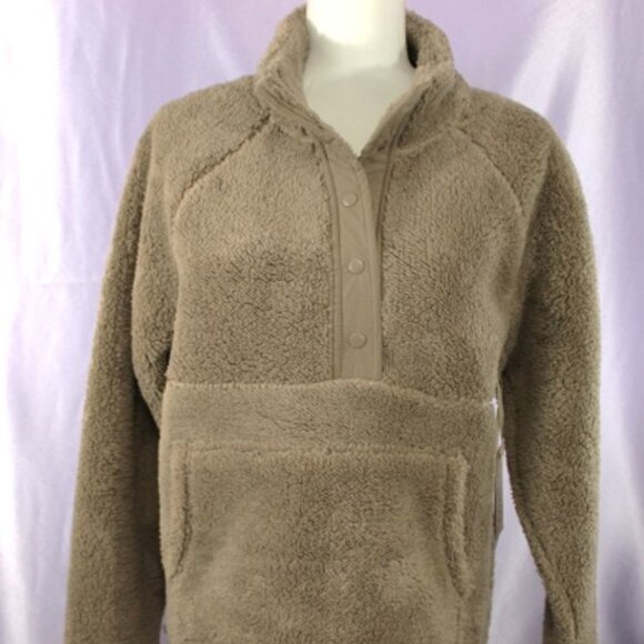 Bearpaw Outdoors Sherpa Fleece Pullover Women’s Large Kangaroo Pocket - Picture 1 of 13